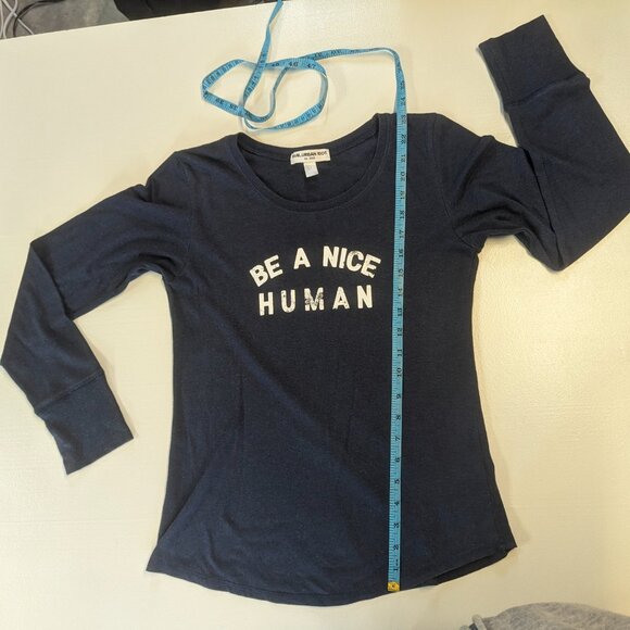 Sub_Urban Riot Girls Size XL Long Sleeved Navy Tee - Picture 7 of 10